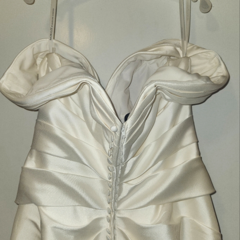 MAKE AN OFFER! Morilee Stacey Wedding Gown- Ivory, Size 12 - Picture 7 of 11